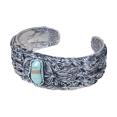 Retro Turquoise Bracelet Stylish Versatile And Open-ended