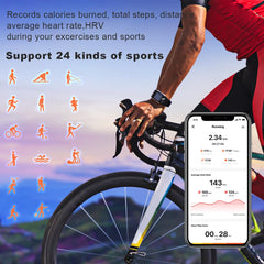 Health Smart Ring – Fitness Tracker with HR, SpO₂, Sleep & Step Monitoring